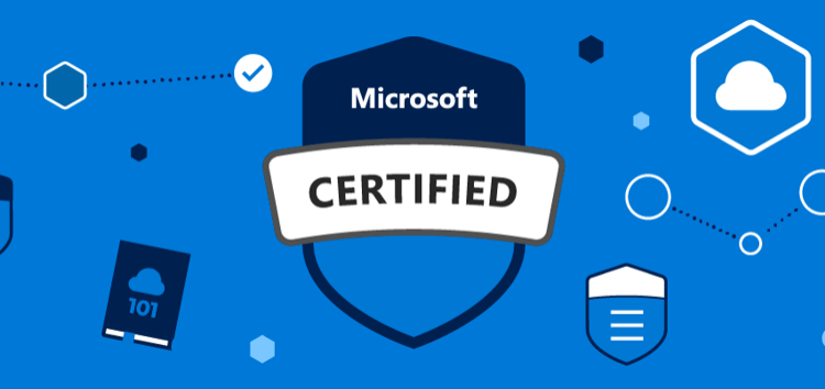 Logo des certifications pour développeurs obtenues sur le site de Microsoft.